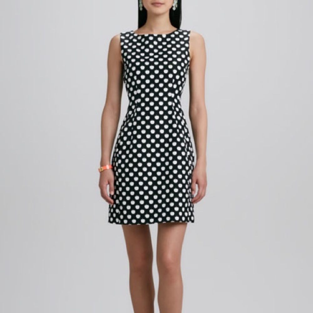 Kate Spade New York domino apple print dress size 8
